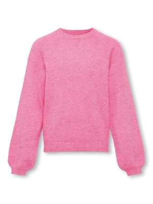 Kids ONLY Sweter 15246166 Różowy Regular Fit