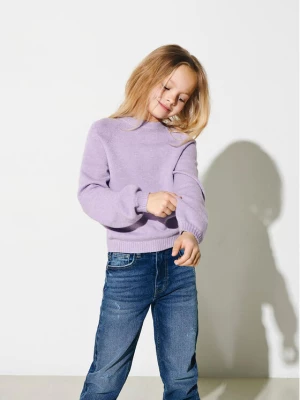 Kids ONLY Sweter Lesley 15246166 Fioletowy Regular Fit