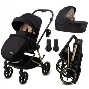KIDWELL Velmont wózek wielofunkcyjny 2w1 gondola spacerówka + adaptery
