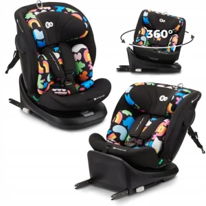 Kinderkraft Fotelik samochodowy 40-150cm i-Size 0-36 obrotowy I-GROW Happy