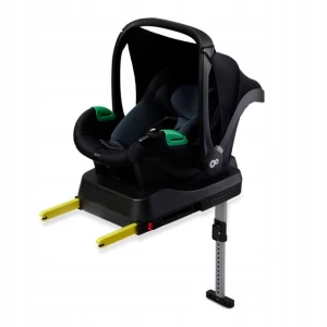 Kinderkraft Fotelik samochodowy MINK PRO i-Size 40-75cm + baza isofix Black