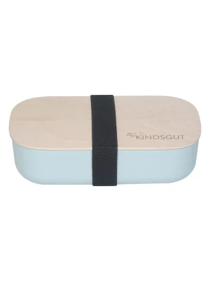 Kindsgut Pojemnik w kolorze błękitnym na lunch - 20,5 x 5,5 x 11,5 cm rozmiar: onesize