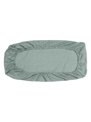 Kindsgut Prześcieradło w kolorze zielonym na gumce - 120 x 60 cm rozmiar: 60x120 cm