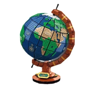 KLOCKI KONSTRUKCYJNE GLOBUS DO UŁOŻENIA OBROTOWY Pasuje do LEGO 21332
