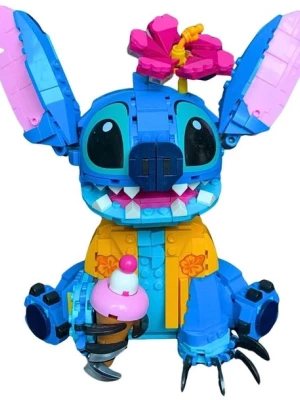 Klocki Konstrukcyjne Stitch Zestaw Klocków Figurka 744el Stich Sticz