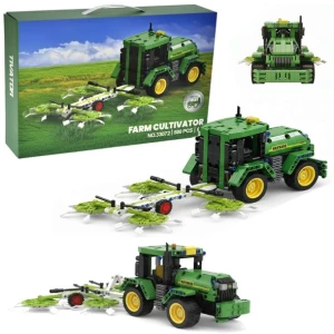 KLOCKI KONSTRUKCYJNE ZESTAW 500 EL. ELEMENTÓW TRAKTOR KOMBAJN ZIELONY COIL