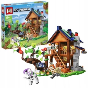 Klocki Minecraft Zestaw Warsztat Kowalski 465 Elementów Dom Domek
