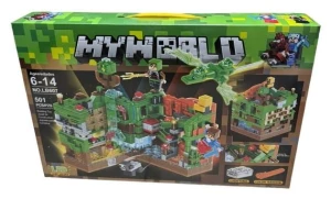 ﻿Klocki Minecraft Zestaw Zielona Forteca 501 Elementów