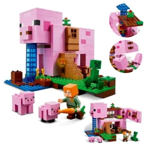 KLOCKI ZESTAW MINECRAFT 512 ele RÓŻOWY DOMEK PREZENT DLA DZIEWCZYNKI KLOCKI ZESTAW MINECRAFT 512 ele RÓŻOWY DOMEK PREZENT DLA DZIEWCZYNKI