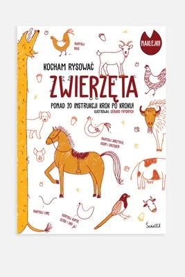 "Kocham rysować. Zwierzęta" książka z zadaniami i naklejkami ŚWIETLIK