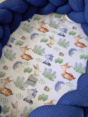 Kokon niemowlęcy z warkoczem 2 pack BABY LOVE
