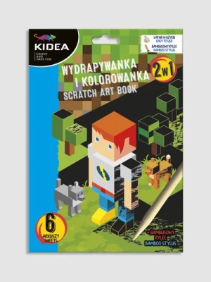 Kolorowanka i wydrapywanka z rysikiem dla graczy KIDEA