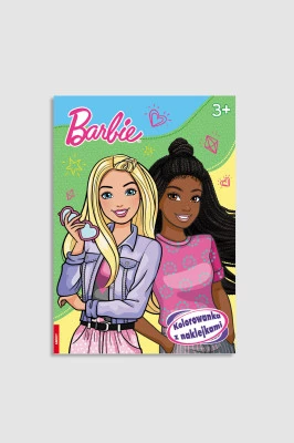 "Kolorowanka z naklejkami. Barbie: Dreamhouse Adventures" książka z zadaniami AMEET