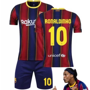 ﻿KOMPLET PIŁKARSKI MECZOWY RONALDINHO FC BARCELONA ROZMIARY