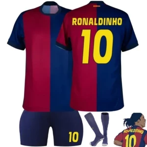 ﻿KOMPLET PIŁKARSKI RONALDINHO FC BARCELONA ROZMIARY