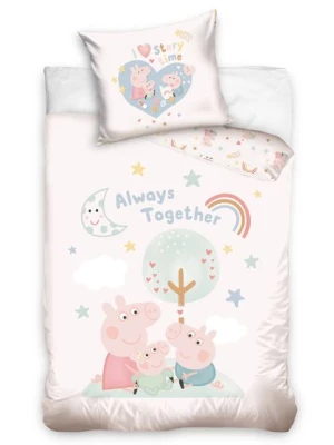 Komplet pościeli Świnka Peppa 100 x 135 cm Komplet pościeli Świnka Peppa 100 x 135 cm