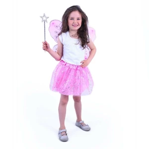 Kostium Rappa Tutu różowy motyl, 3 szt. 4-Home