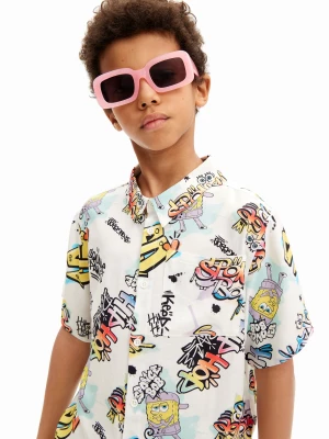 Koszula w wakacyjnym stylu ze SpongeBobem Desigual