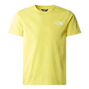 Koszulka The North Face Simple Dome 0A87T4QIF1 - żółta