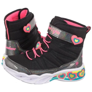 Kozaki S Lights Black/Hot Pink 302661L/BKHP (SK132-a) Skechers