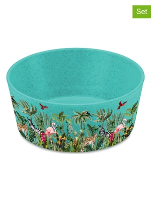 koziol Miski (4 szt.) "Jungle" w kolorze turkusowym - 400 ml rozmiar: onesize
