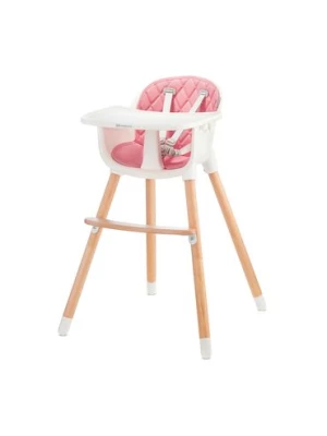 Krzesełko do karmienia Sienna Kindekraft - różowe Kinderkraft