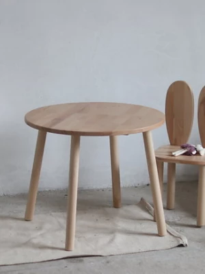 Krzesełko zajączek woody + stolik komplet Little Wood Bunny