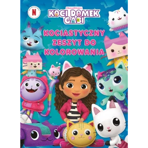 Książka aktywizująca Koci Domek Gabi. Kociastyczny zeszyt do kolorowania