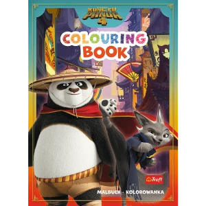 Książka aktywizująca Kung Fu Panda, kolorowanka