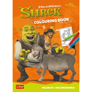 Książka aktywizująca Shrek, kolorowanka