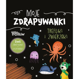 Książka aktywizująca Trefliki i zwierzaki. Moje zdrapywanki