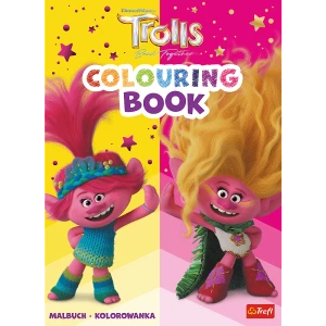 Książka aktywizująca Trolls, kolorowanka