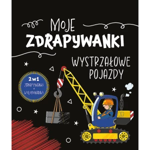 Książka aktywizująca Wystrzałowe pojazdy. Moje zdrapywanki
