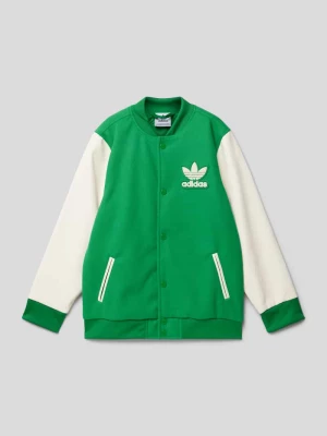 Kurtka baseballowa z naszywką z logo adidas Originals