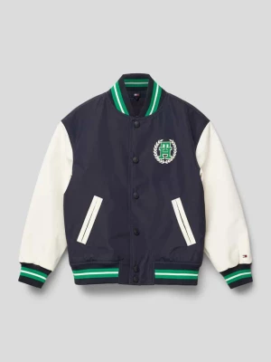 Kurtka baseballowa z wyhaftowanym logo model ‘VARSITY’ Tommy Hilfiger Kids