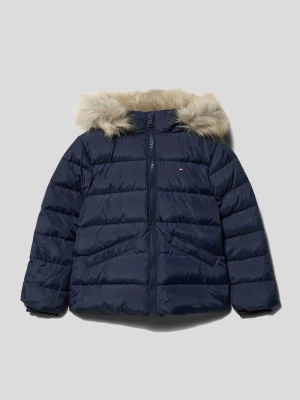 Kurtka pikowana z detalem z logo model ‘ESSENTIAL’ Tommy Hilfiger Kids