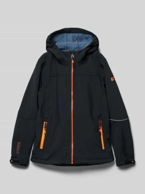 Kurtka softshell z detalem z logo Killtec