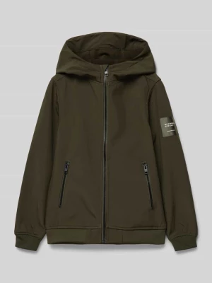 Kurtka softshell z kieszeniami zapinanymi na zamek błyskawiczny jack & jones