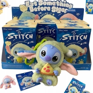 Labubu z Stitch z Brelokiem Interaktywna Maskotka Pluszowa Labuba Pluszowa