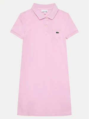 Lacoste Sukienka codzienna EJ2816 Różowy Regular Fit