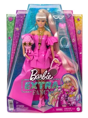 Lalka Barbie Extra Moda Fancy różowy strój HHN12 Lalka Barbie Extra Moda Fancy różowy strój HHN12