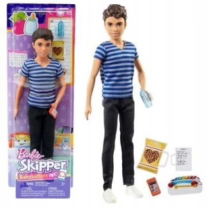 ﻿LALKA BARBIE SKIPPER CHŁOPIEC KEN OPIEKUN FNP43