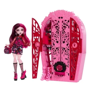 Lalka Monster High Straszysekrety OGRODOWE ZAGADKI DRACULAURA z Szafą HYT72