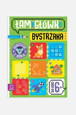 "Łamigłówki bystrzaka. Dla dzieci 6+. Książeczka z koalą" książka z zadaniami AKSJOMAT