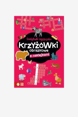 "Łamigłówki bystrzaka. Krzyżówki obrazkowe" książka z zadaniami ZIELONA SOWA