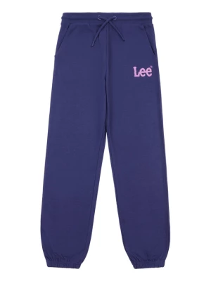 Lee Spodnie dresowe Wobbly Graphic LEG5097 Niebieski Regular Fit