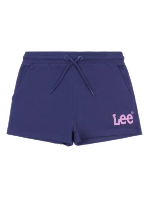 Lee Szorty sportowe Wobbly Graphic LEG5092 Niebieski Regular Fit