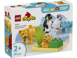 LEGO 10442 Duplo Rodziny dzikich zwierząt: pingwiny i lwy Lego