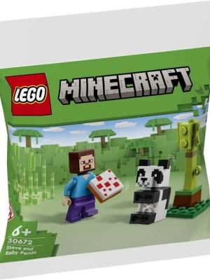 LEGO 30672 Minecraft Steve i mała panda Lego