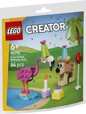 LEGO 30715 Creator Przyjęcie urodzinowe z uroczymi zwierzątkami Lego